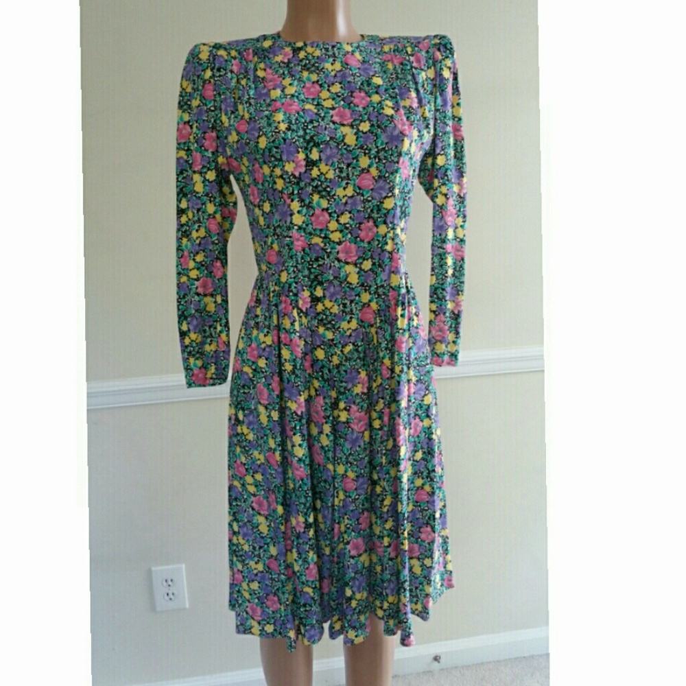 Vintage Floral Dress